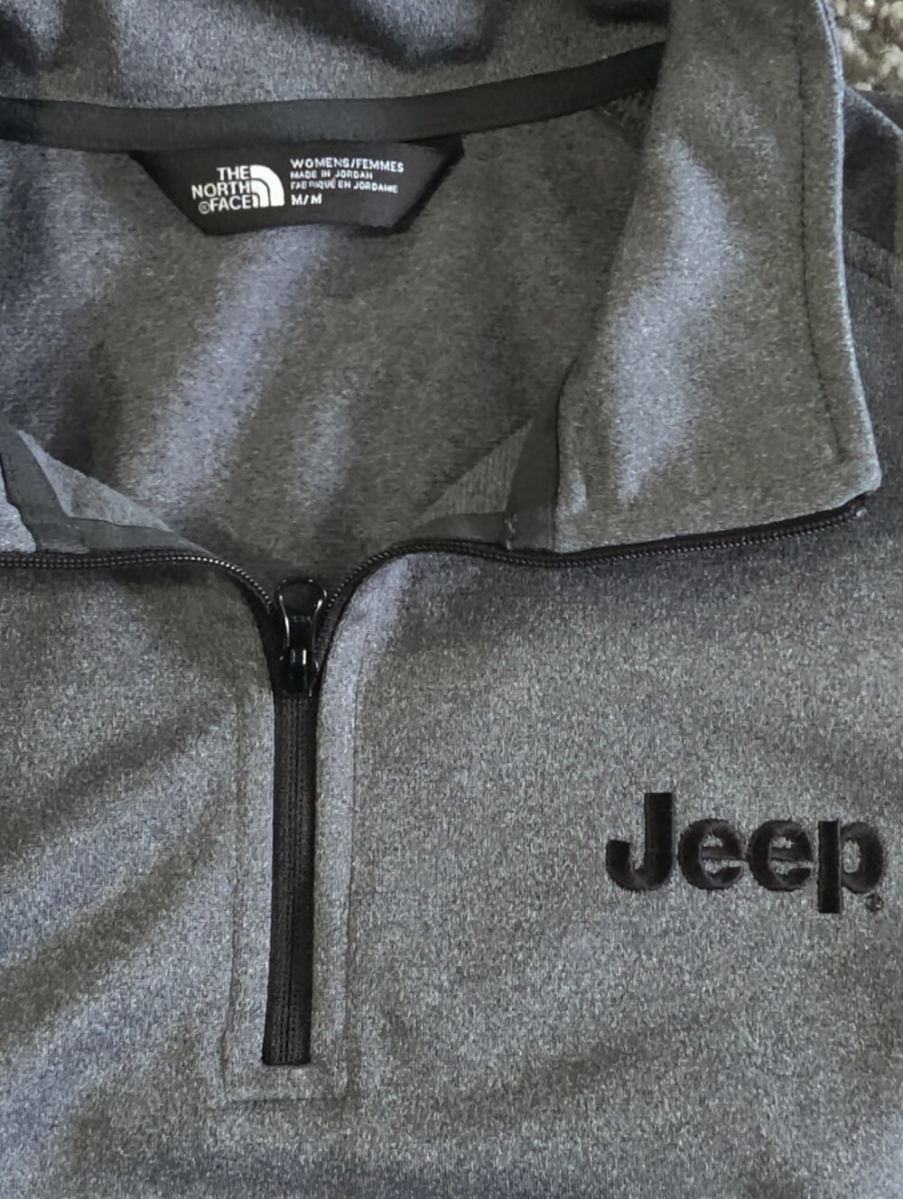 The North Face Jeep Women's Gray Quarter-Zip Jacket